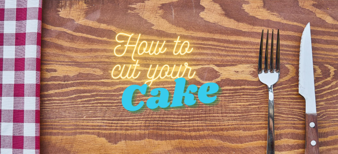how to cut your cake blog