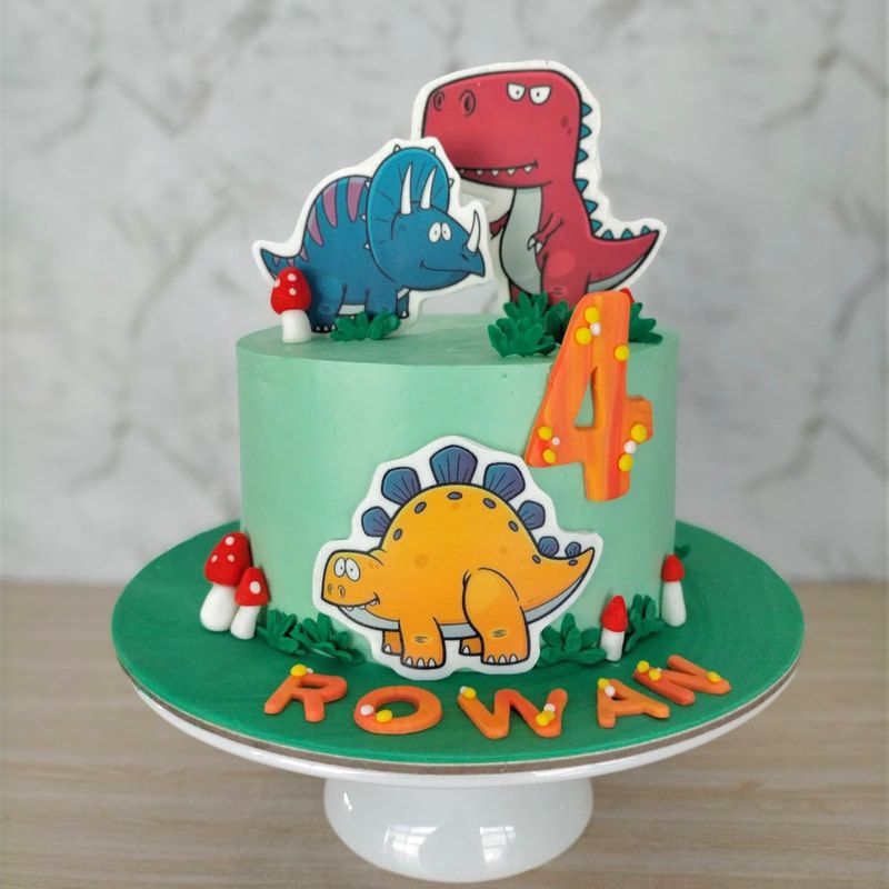 customised dinosaur cake